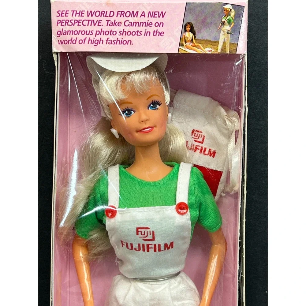 Fujifilm Cammie Fashion Photographer Barbie Doll & Accessories From 1990's Rare